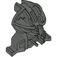 Large Figure Head Connector Block (Tohunga) / Dark Gray