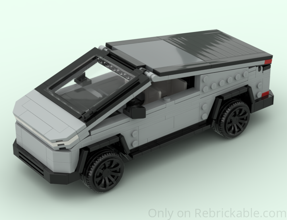 Lego 9-wide Tesla Cybertruck