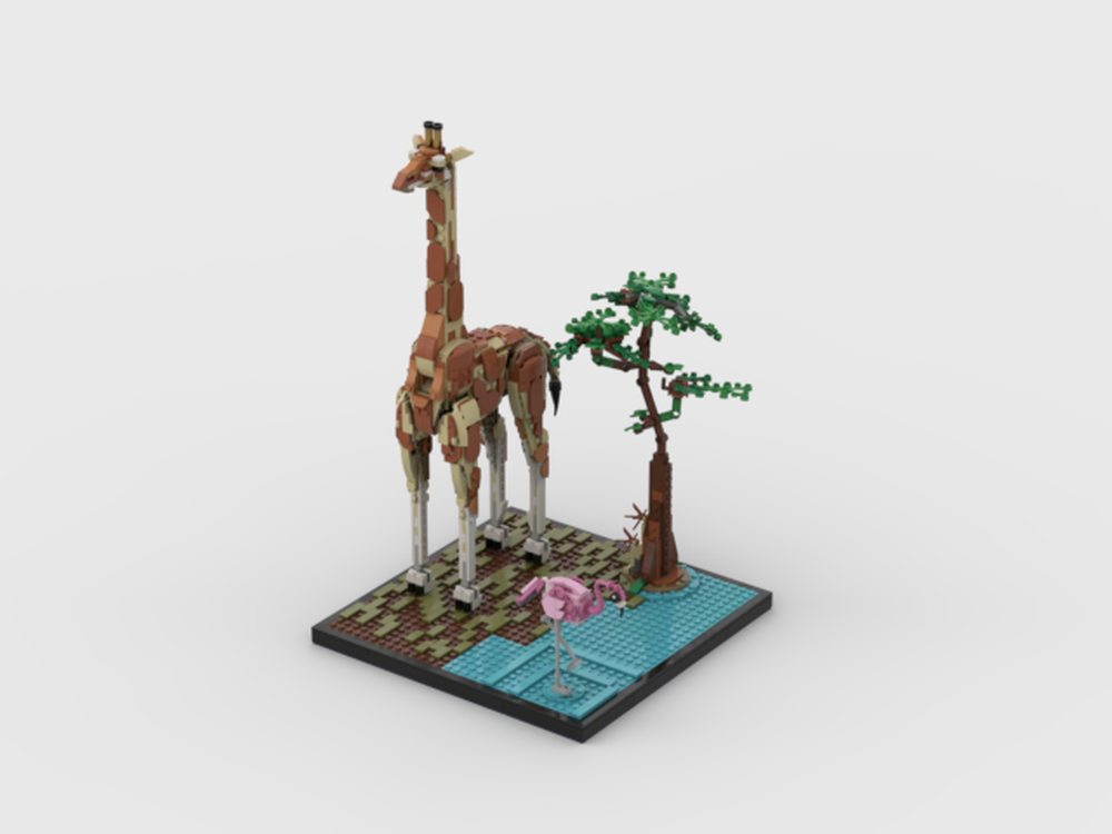 Lego Diorama for set 31150-1 - Wild Safari Animals
