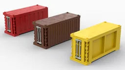 3 Shipping Containers