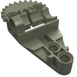 Technic Gearbox Half / Dark Gray