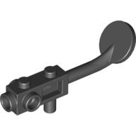 Lego Equipment Metal Detector, no Stud on Search Head / Black