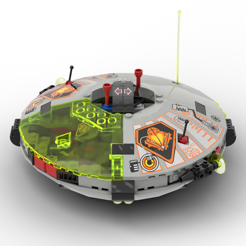 Lego MOC-0018 stealth UFO