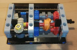 Gearbox 4 speeds motorizable
