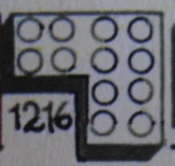 4 x 4 Corner Bricks