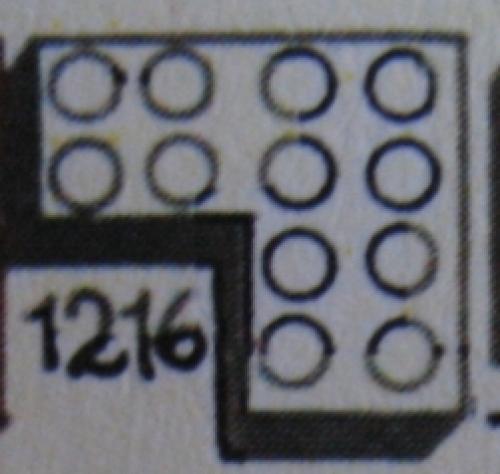 Lego 4 x 4 Corner Bricks