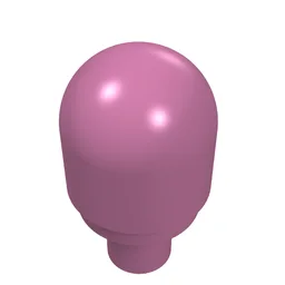 Light Cover 1 x 1 Round with Internal Bar / Bionicle Barraki Eye / Dark Pink