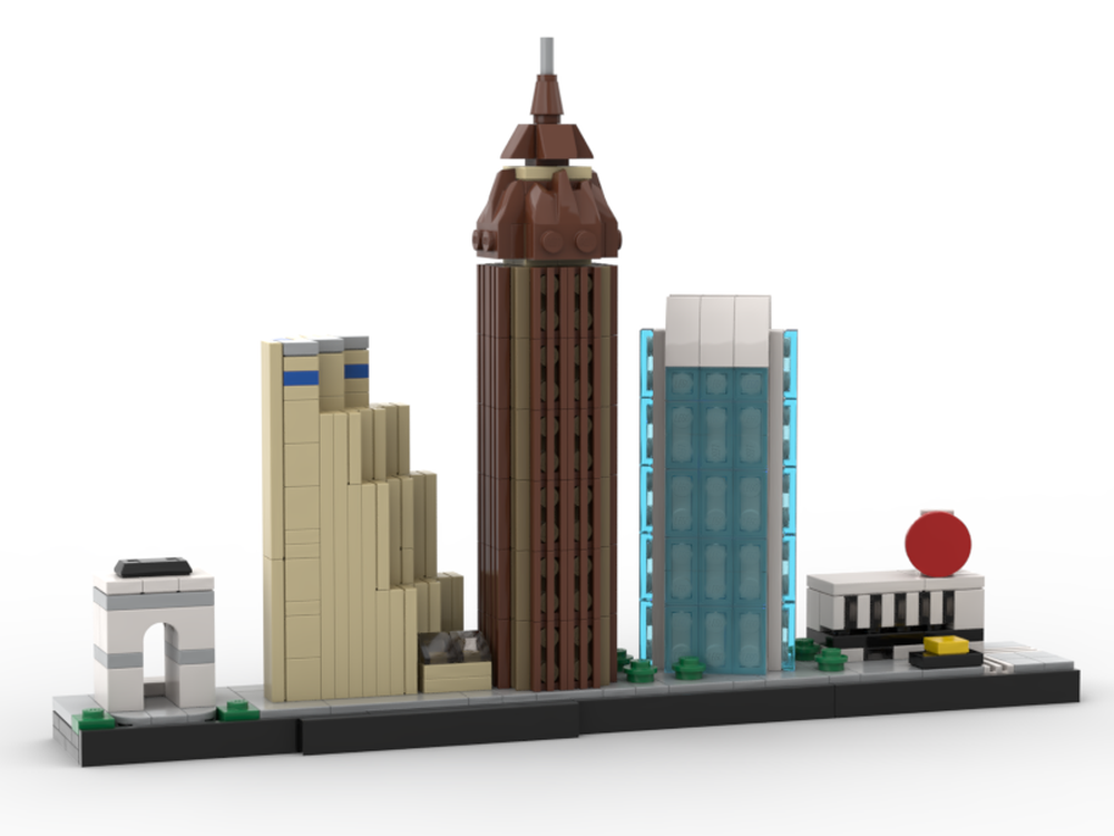 Lego Atlanta Skyline