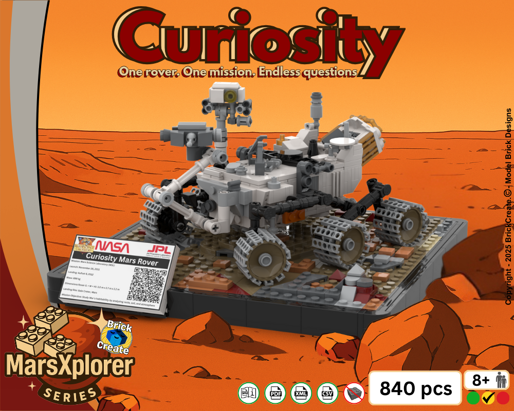 Lego Curiosity MarsXplorer Series