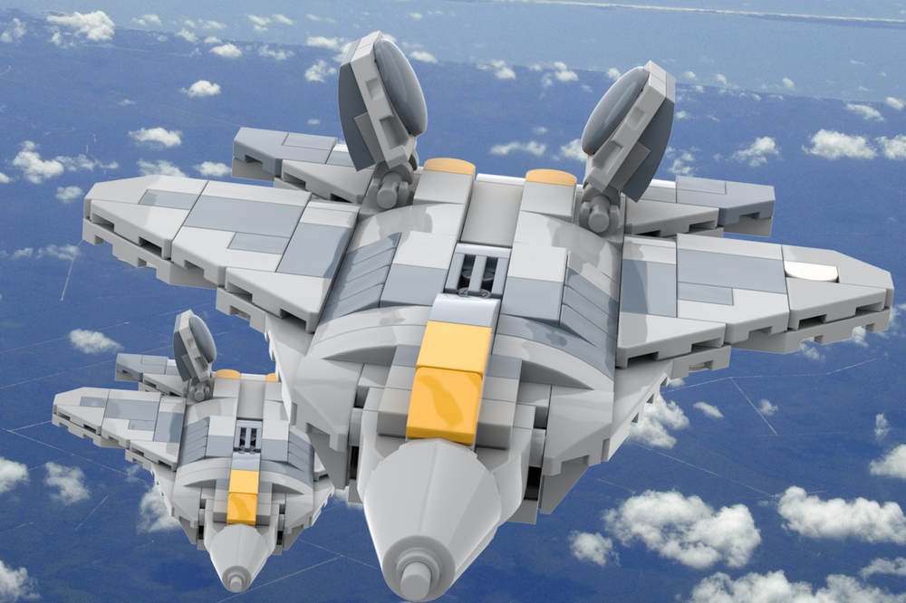 Lego Lockheed F-22A Raptor -=Mobius=- [Modification]