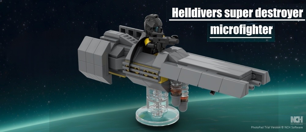 Lego helldivers super destroyer microfighter