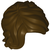 Lego Hair Tousled Mid-Length with Side Part / Dark Brown
