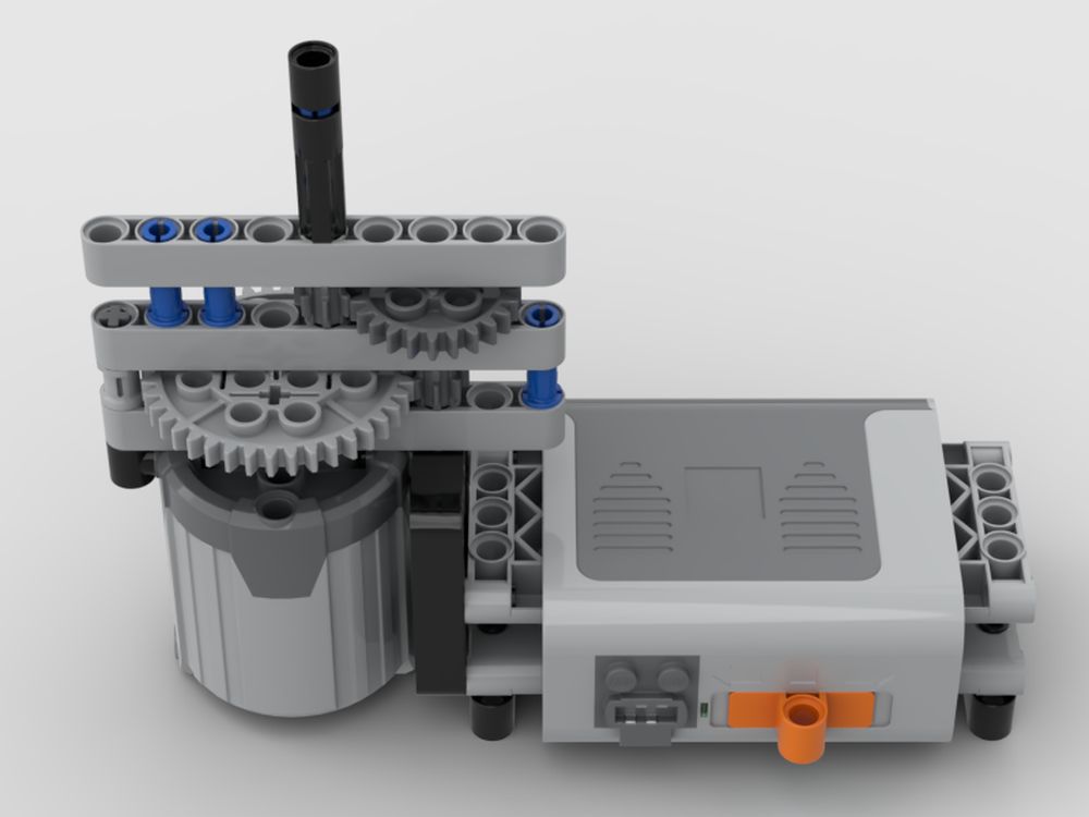Lego motorized spinning top, overworked version