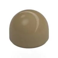 Dome 1 x 1 x 2/3 / Dark Tan