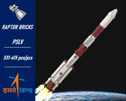 PSLV (at 1:110 scale)