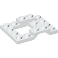 Vehicle Base 4 x 5 with Wheel Arches, 2 x 2 Opening / White