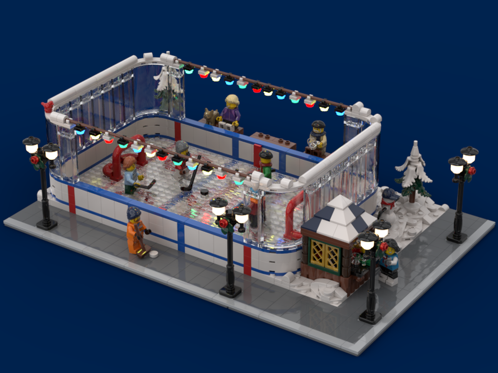 Lego Modular Winter Ice Hockey Rink