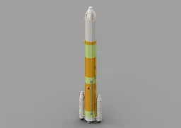 H3-22L (1:110 scale - as Saturn V)