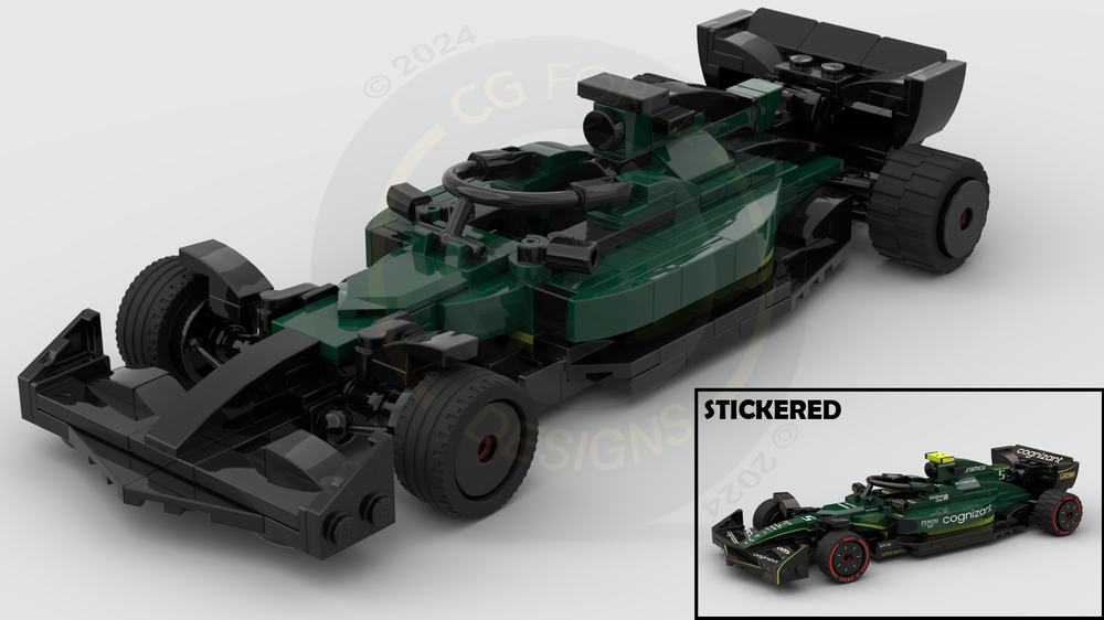 Lego F1 Aston Martin AMR22