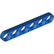 Technic Beam 1 x 6 Thin / Blue