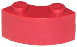 Brick Round Corner 2 x 2 Macaroni without Stud Notch