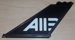 Tail 12 x 2 x 5 with 'A113' Pattern on Both Sides (Stickers) - Set 8638