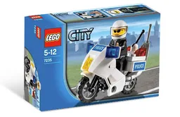 Police Motorcycle - Blue Sticker Version
