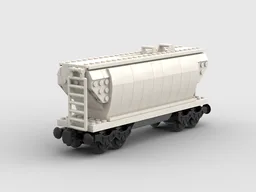 Covered Hopper Train Wagon