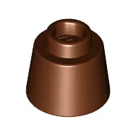 Cone 1.17 x 1.17 x 2/3 (Fez) / Reddish Brown