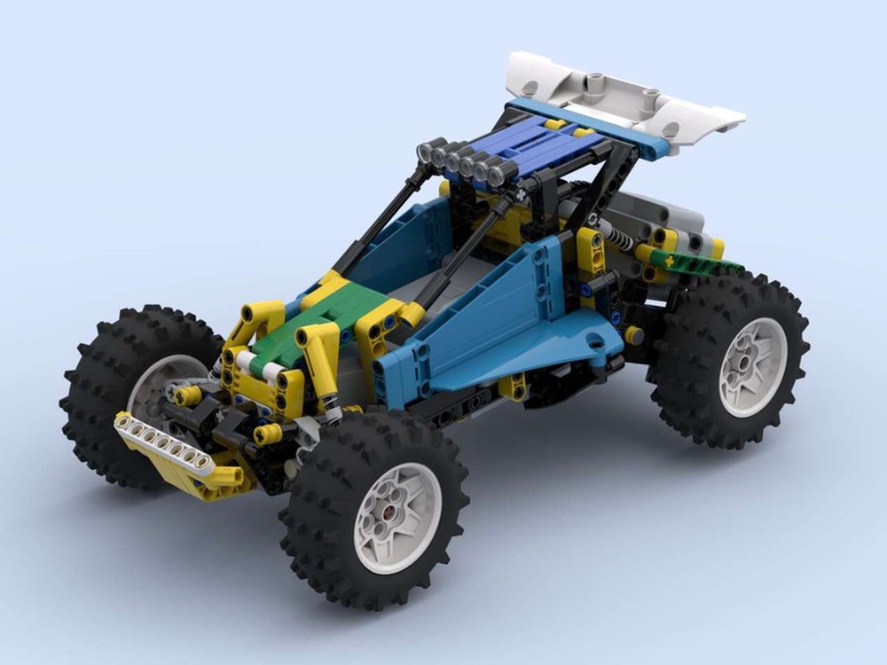 Lego 42124 Off-Road Buggy Color MOD (XL Motor) V2 with old parts