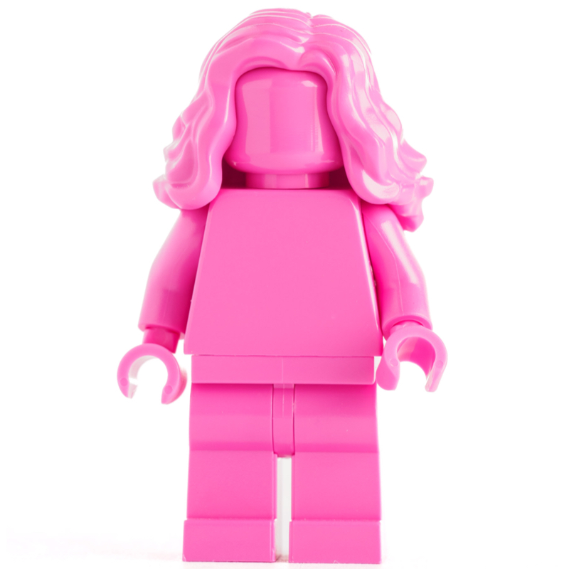 Lego Monochrome Dark Pink with Hair