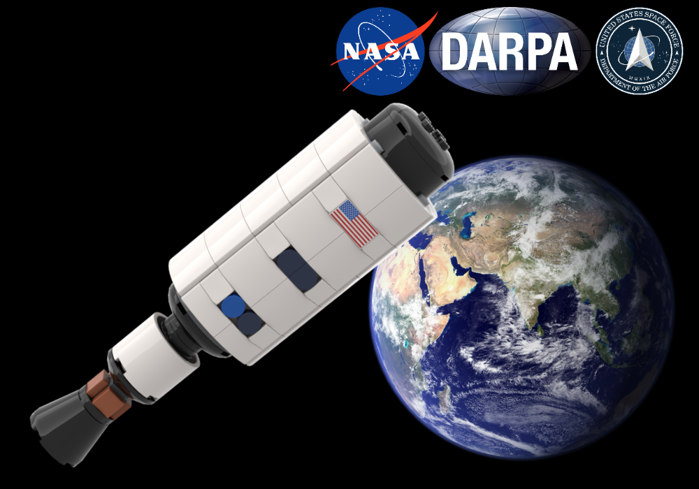 Lego DARPA DRACO NTR Spacecraft