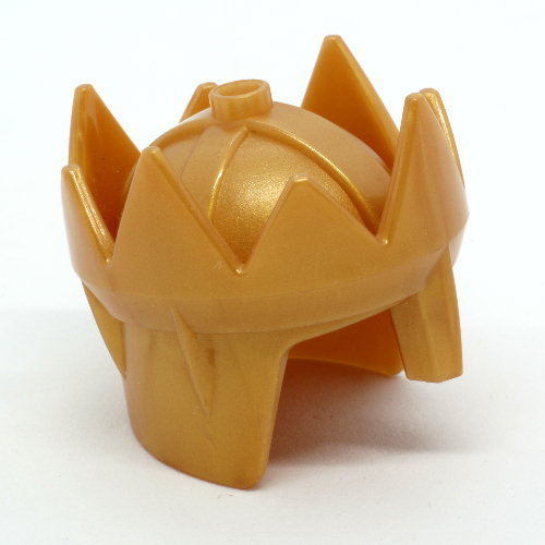 Lego Large Figure Crown, King / Pearl Gold