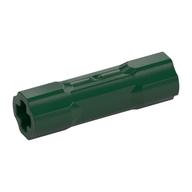 Lego Technic Driving Ring Connector Smooth [2 rounded and 2 flat side walls] / Dark Green