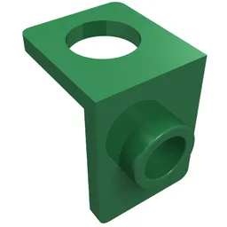Minifig Neckwear Bracket [One Stud] / Green