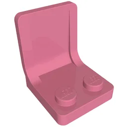 Seat / Chair 2 x 2 / Medium Dark Pink