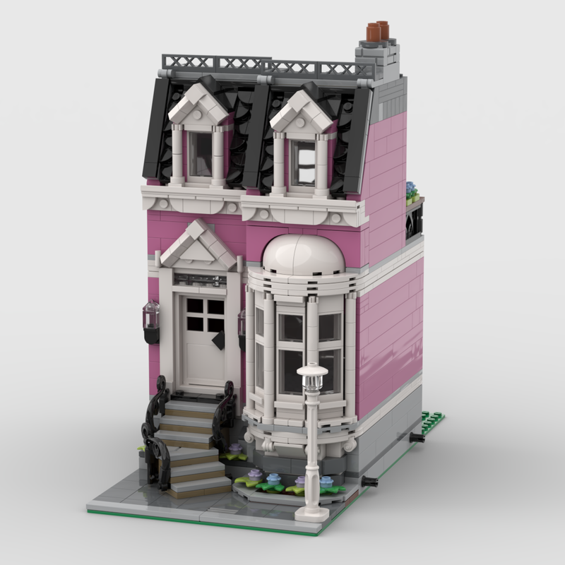 Lego Town House - Dark Pink Edition