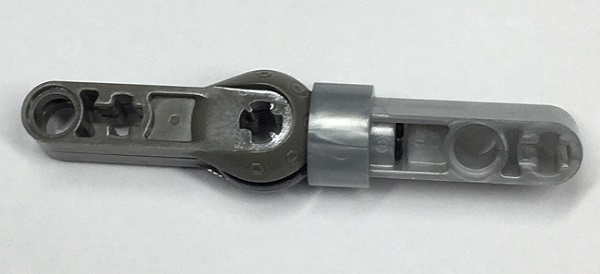 Lego Technic Rotation Joint Ball and Pearl Light Gray Socket 8L Liftarm Thick with Black Loop (41679 / 41681 / 41680)