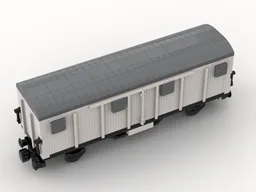 Covered Freight Wagon (8w)