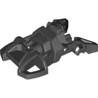 Large Figure Foot, Small with Axle Connector / Black