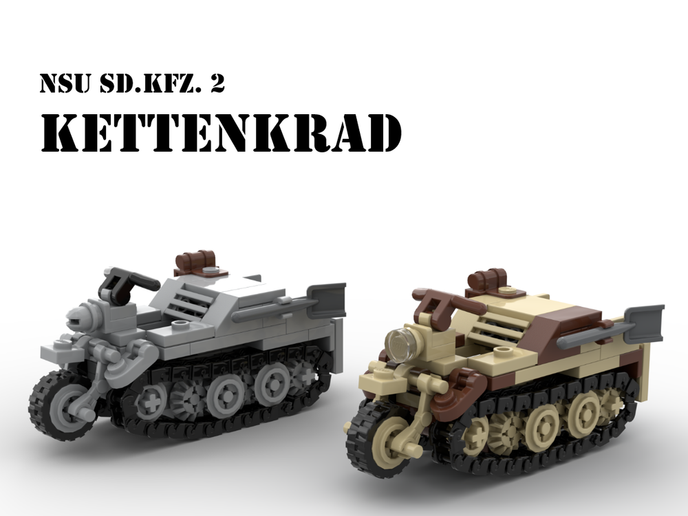 Lego NSU Sd.Kfz. 2 "Kettenkrad"
