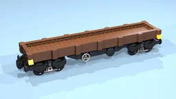 8-Wheel Flatbed Wagon (SNOT, brown)