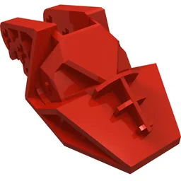 Technic Block 3 x 6 x 1 & 2/3 / Red