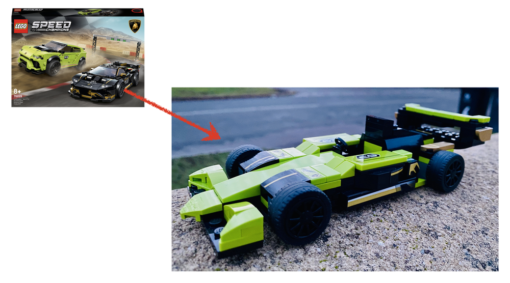 Lego 76899 - Alternative B Model - F1 Lamborghini