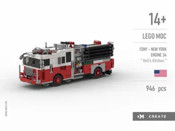 FDNY - New York - Engine 34 Hell's Kitchen