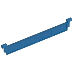 Garage Roller Door Section without Handle / Blue