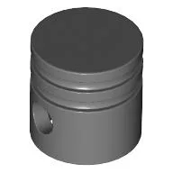 Technic Engine Piston Round / Dark Bluish Gray