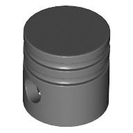 Lego Technic Engine Piston Round / Dark Bluish Gray
