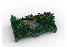 Corner piece for large diorama