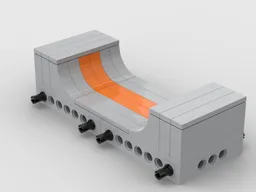 modular skatepark halfpipe